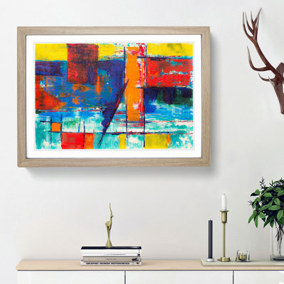 Abstract Art Painting Vol.292 by S.Johnson - Framed Print