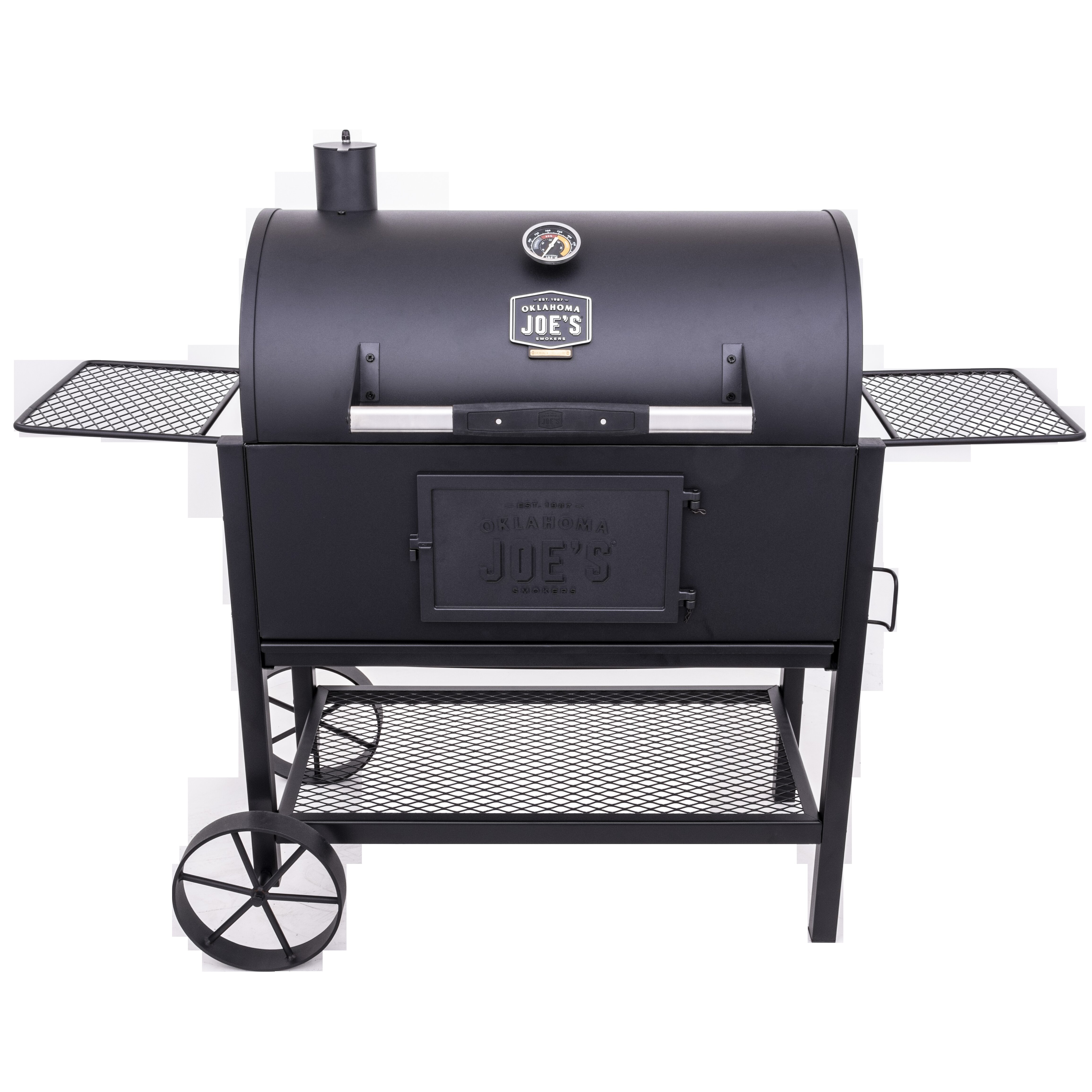 Oklahoma joe dual outlet grill