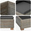 271cm Wide Patio Sectional Set-1966221856