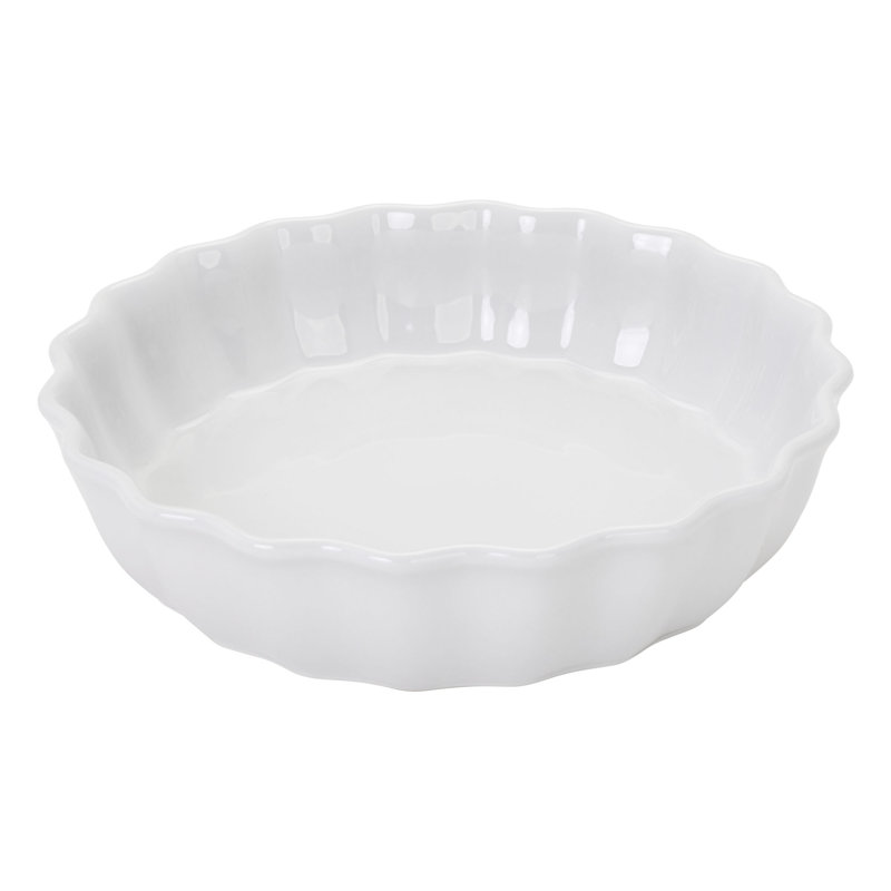 Henckels White Ceramic 8-Piece Bakeware and Serving Set