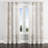 Abstract Velvet Curtains - Modern Beige Path Grommet Curtain - 1 Panel-1620765891-1620765888