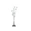 Lampe sur pied en métal 11 lumières DEL Aluminun-121370147