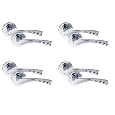 4 Pairs Astrid Design Classic Door Handle