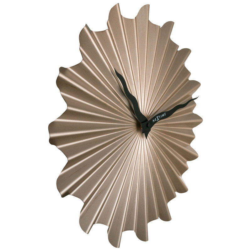 Metal Wall Clock, Brown