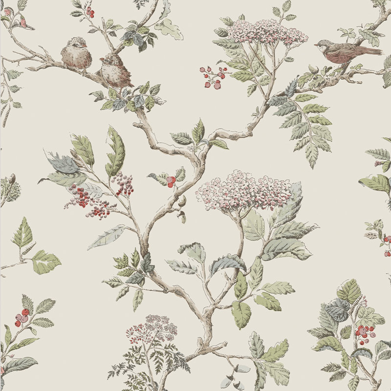 Laura Ashley Elderwood Wallpaper Roll, Natural