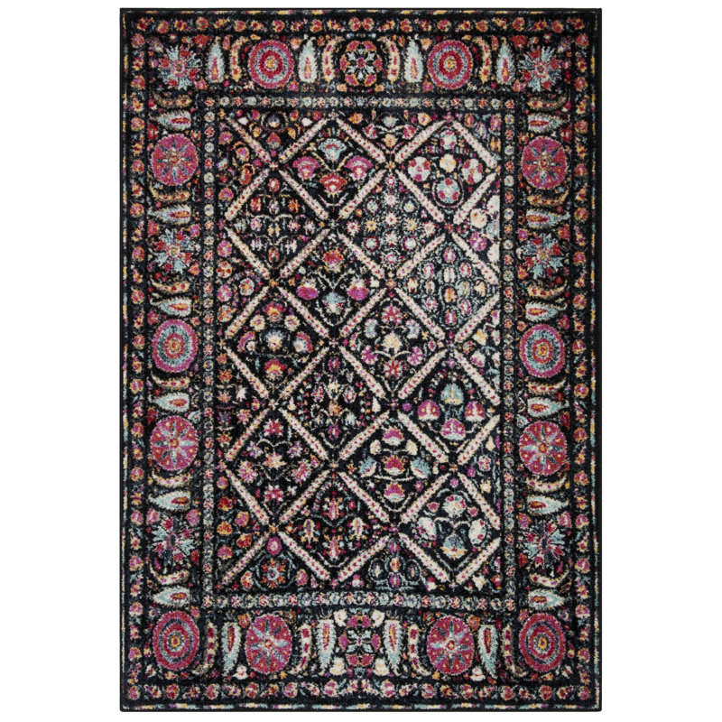 Alisa Performance Oriental Rug, Rectangle 5'1" x 7'6"