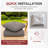 Carolina 24" X 22" Outdoor Furniture Replacement Cushions-123627883-110860465