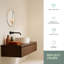 Mood Premium Oval Bathroom Mirror Framed Wall Mounted, Frame Modern & Stylish-1044894584-1044894585