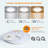 12 inch LED Motion Sensor Ceiling Light Flush Mount 3CCT Selectable