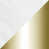 Marbre blanc / or