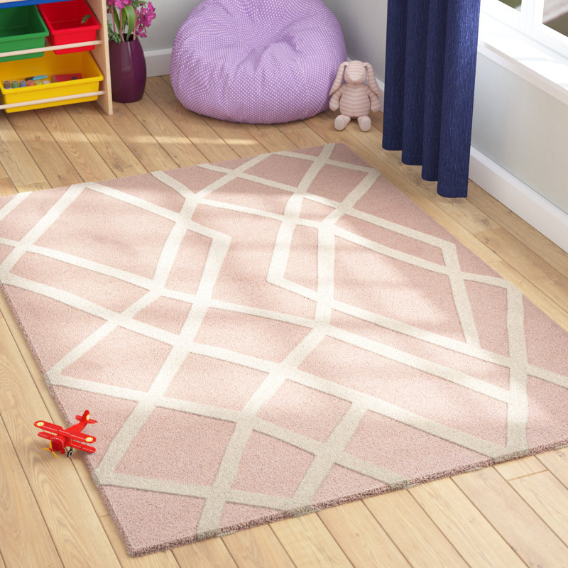 Tapis en laine touffeté à la main Krystyna, Rectangle 5 pi x 7 pi