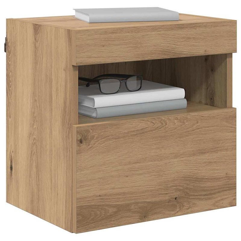 Unfinished TV Stand for TVs up to 24", Artisan Oak