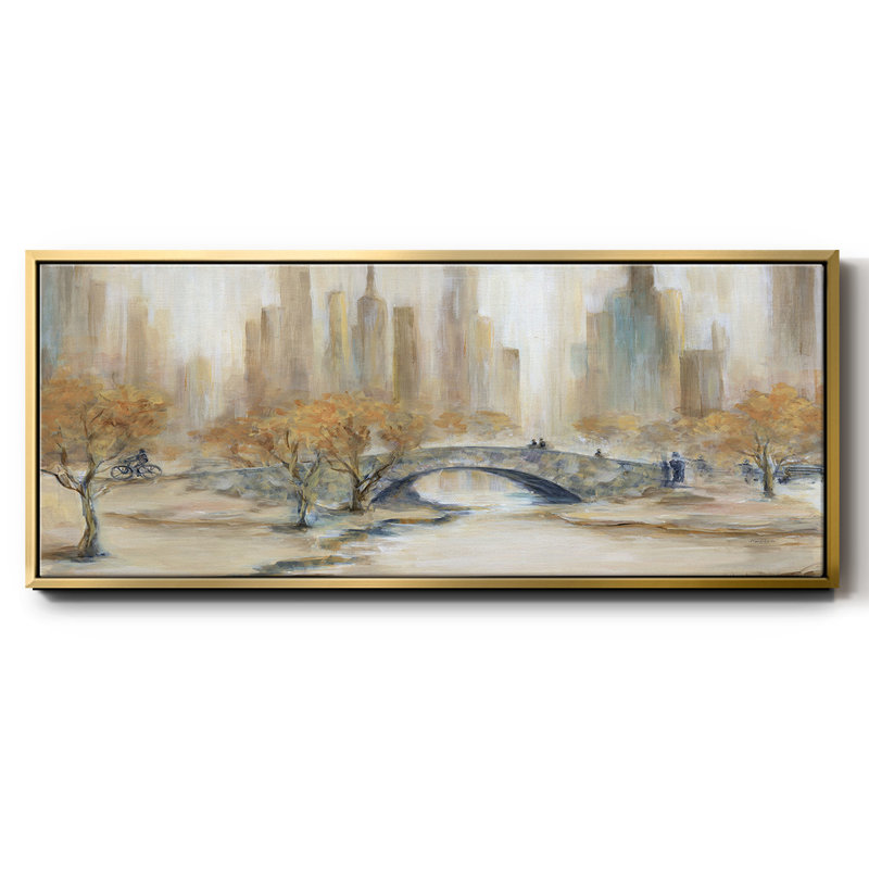 Central Park - toile encadrée, H 8 po x l 20 po