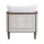 Chaise de terrasse rembourrée bohémienne, chaise longue d'extérieur avec structure en bois massif-1233895642-1233895644