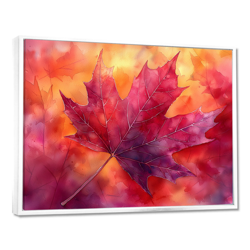 Isayiah - Floral Large Wall Art, H 12 po x l 20 po, Impression encadrée flottante, Blanc