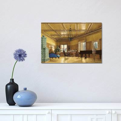The Music Room of Archduchess Margarete (Princess of Saxony) in Schloss Ambras, 1870-79 1 Piece Wrapped Canvas Painting