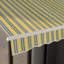 Auvent de terrasse rétractable en polyester Outsunny-98552289-98552290