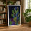 Prickly Pear Study Botanical 1 Piece Wrapped Canvas Wall Art-136804697-136804698