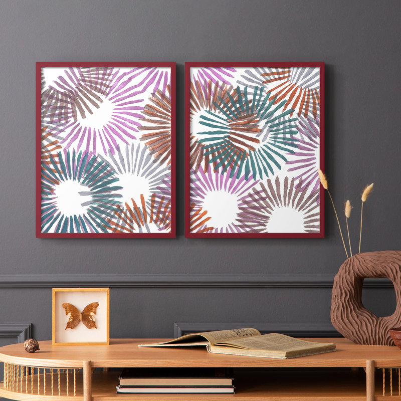 Starburst I-Premium, reproduction encadrée prête à accrocher - aucun clou requis - aucun clou requis, H 11 po x l 18 po