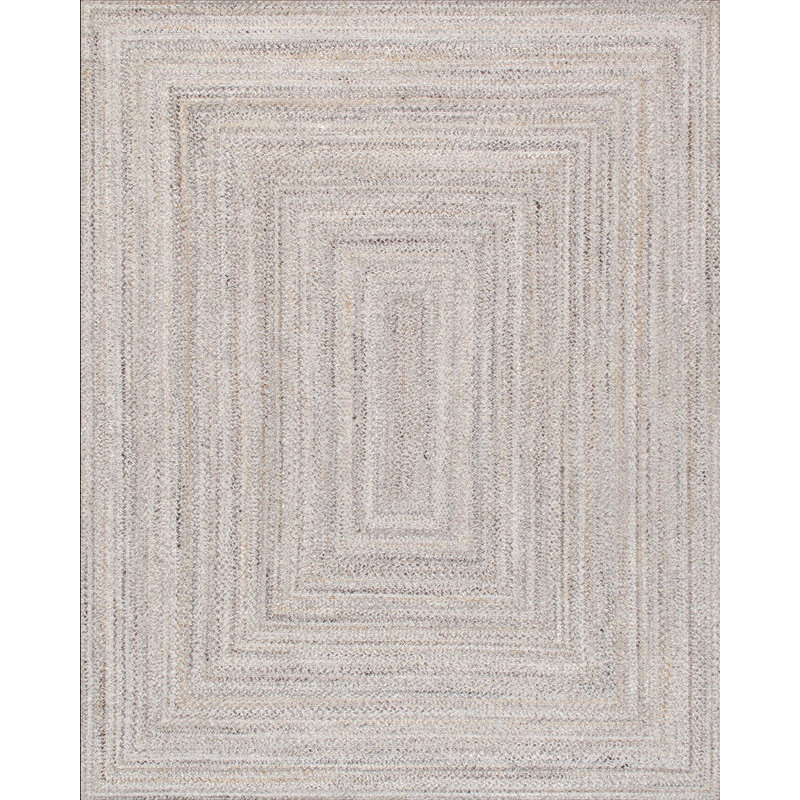 Lagos Hand Knotted Geometric Indoor / Outdoor Rug, Rectangle 10' x 14'