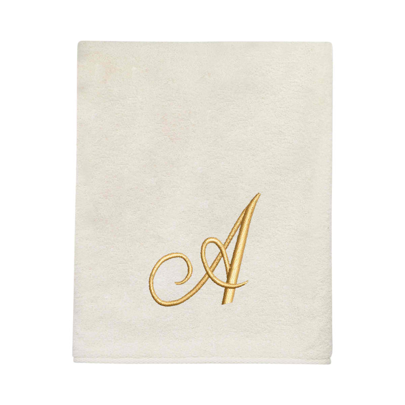 Winston Porter Zakaryan Bath Towel Letter A