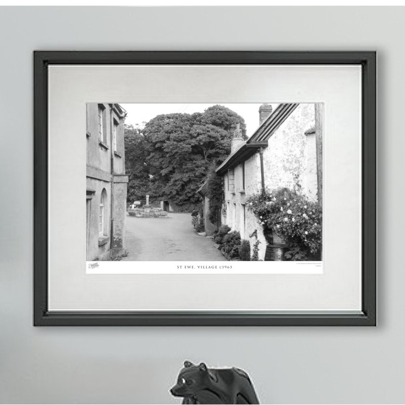 St Ewe, Village C1965 by Francis Frith - Single Picture Frame Print, 45cm H x 60cm W x 2.3cm D
