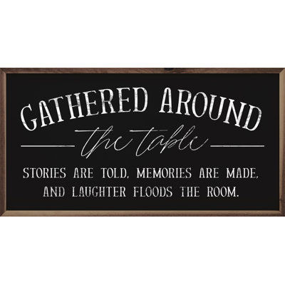Gathered Around the Table Black