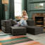 Causeuse-lit et pouf convertible Shontae Zipline-1305358569