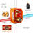 10" Wall Mounted Rainfall Shower Head with Handheld Shower and Rough-in Valve-88468724