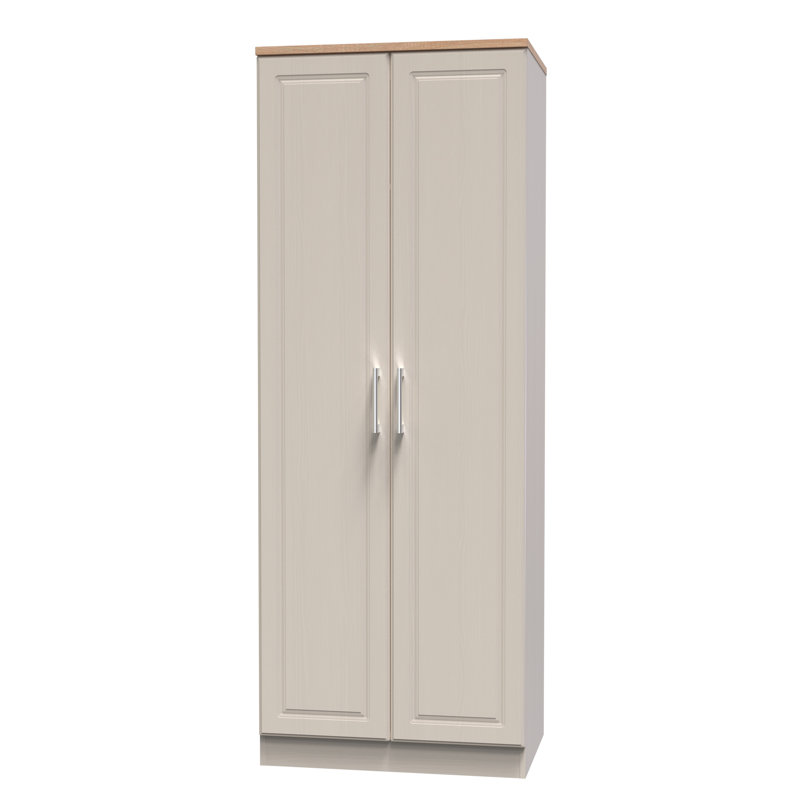 Aalysia Manufactured Wood Wardrobe, Kashmir Ash/Modern Oak