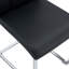 Chaise rembourrée en similicuir avec dossier haut et pieds robustes-2001037783-1990334859