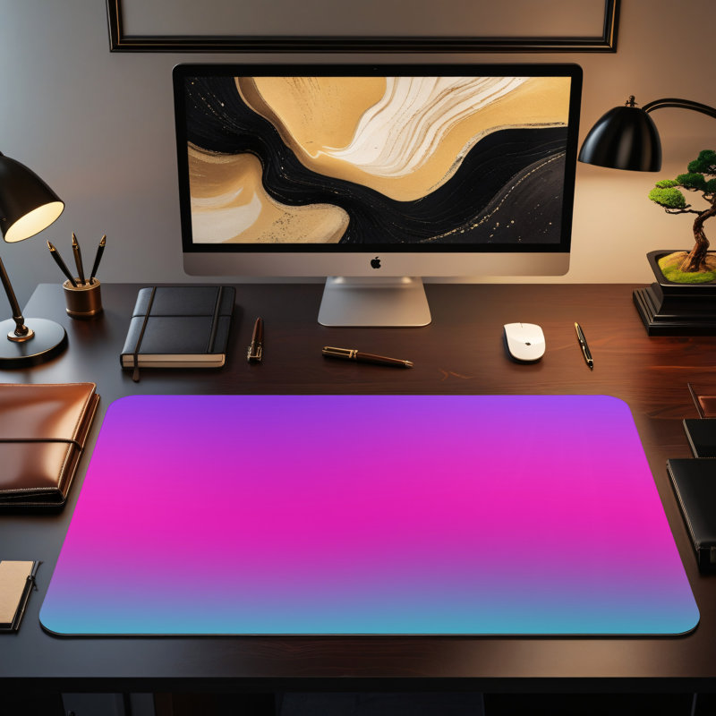 Polyester Desk Pad, 14.4x12.1