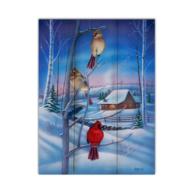 «Winter's Eve Cardinals» par Robert Andrea