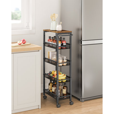 Alganon 45.4 cm W Kitchen Cart with