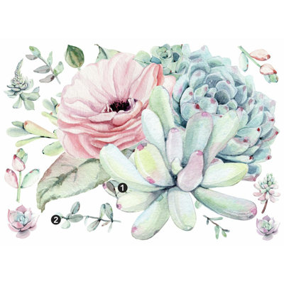 Adhésif décoratif aquarelle