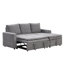 Canapé-lit modulaire rembourré avec espace de rangement, idéal pour les salons et les appartements.-648249778