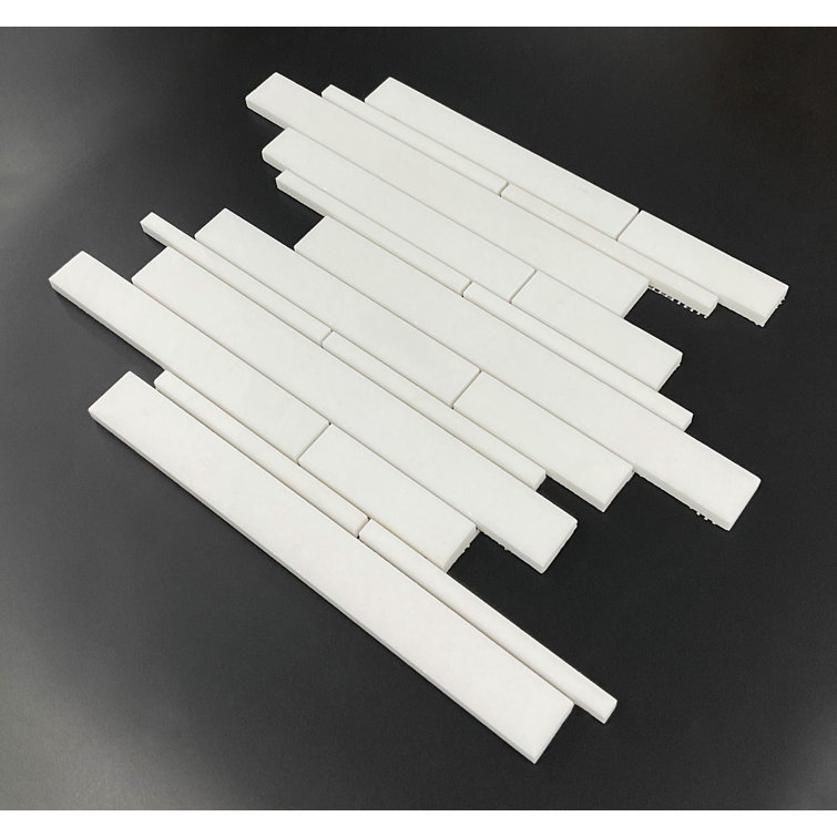 Marble Random Linear Mosaic Wall Tiles