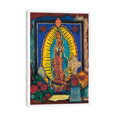 Guadalupe Collage 1 Piece Painting on Canvas
