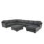 Canapé modulaire de coin avec repose-pieds Aness-133504660