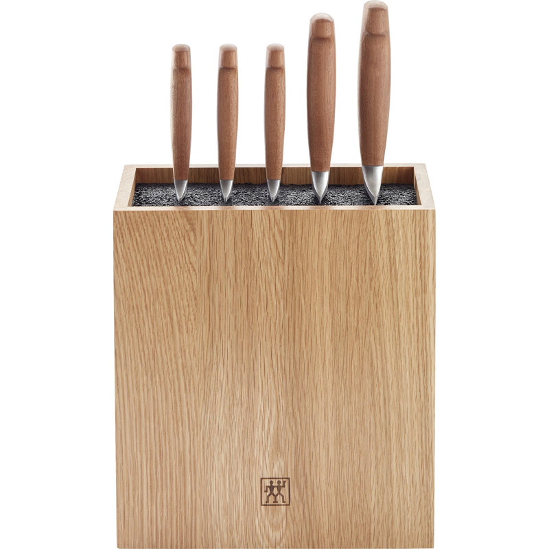 ZWILLING Four Star Wood 6-Pc Knife Block Set