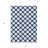 3' X 5' Navy Blue And Ivory Polka Dot Washable Indoor Outdoor Area Rug