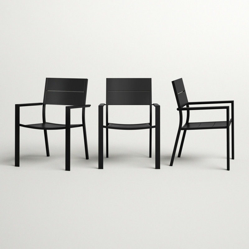 Chaises de patio en aluminium Kaden