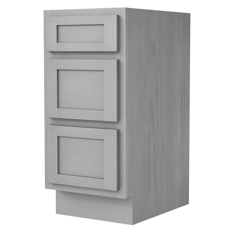 Base de meuble-lavabo simple Hibbard seulement, H 32,5 po x l 15 po x p 21 po, Argent