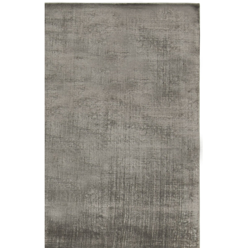 Mcelroy Handmade Flatweave Steel Area Rug., Rectangle 5' x 8'