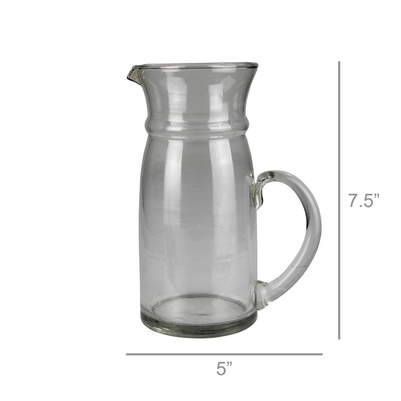 Pichet en verre recyclé