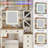 Vanity Desk with LED Mirror & RGB Jewelry Cabinet, Makeup Table with 5 Drawers, Charging Station & Storage Stool, Farmhouse Dressing Table for Bedroom-1412352772