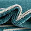 Tapis géométrique tissé à la machine en polypropylène turquoise-1695407505