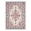 Tapis d'intérieur bleu / rose / beige à motif floral lavable à la machine Bloomfield-128992704