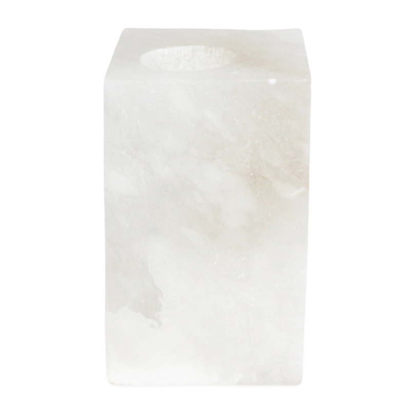Porte-bougie Claritza Alabaster T-Lite, H 6 po x l 3,5 po x P 3,5 po