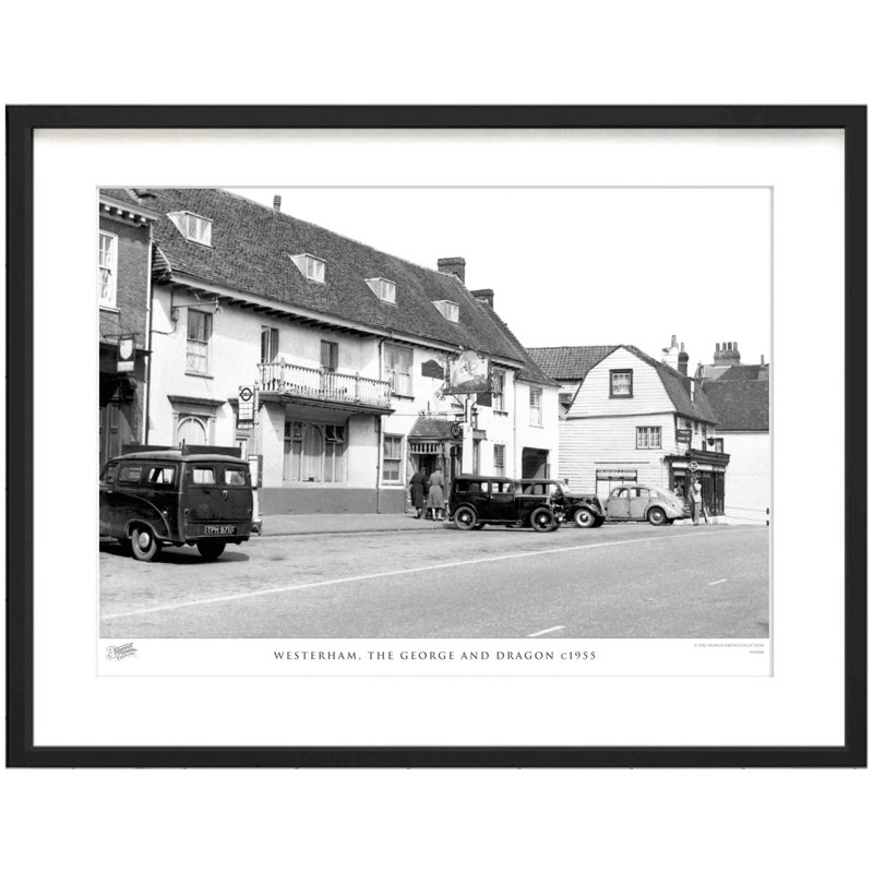 Westerham, The George And Dragon C1955 by Francis Frith - Single Picture Frame Print, 60cm H x 80cm W x 2.3cm D